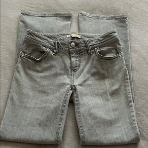 CAbi Women's Straight Leg Jeans in Classic Gray